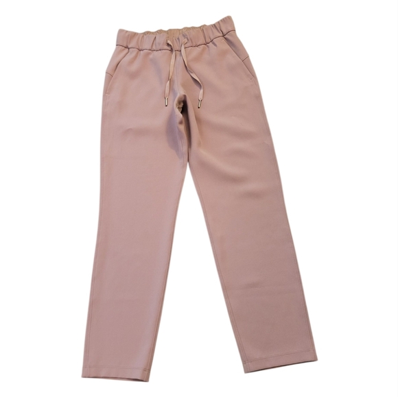 Lululemon Women's 'On The Fly' Woven High Rise 7/8 Pants in Red Dust - Size 4 - Picture 3 of 7
